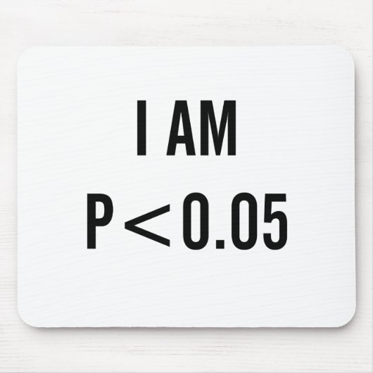 Ik ben belangrijk muismat (Voorkant)