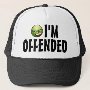 Ik ben beledigd boos trucker pet