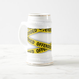 Ik ben beledigd politie tape niet kruisen bierpul