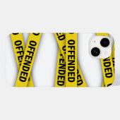 Ik ben beledigd politie tape niet kruisen Case-Mate iPhone case (Achterkant (horizontaal))