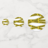 Ik ben beledigd politie tape niet kruisen confetti (Voorkanten)