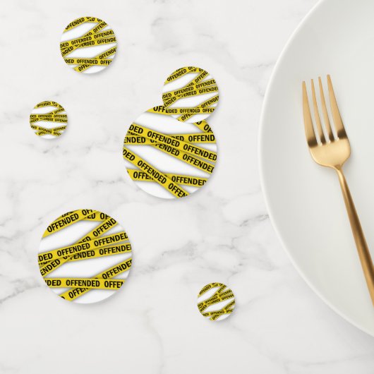 Ik ben beledigd politie tape niet kruisen confetti (Groep)