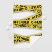 Ik ben beledigd politie tape niet kruisen golfhanddoek (Insitu)