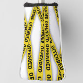 Ik ben beledigd politie tape niet kruisen golfheadcover (Draai 90)