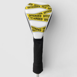 Ik ben beledigd politie tape niet kruisen golfheadcover