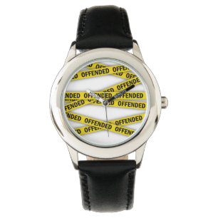 Ik ben beledigd politie tape niet kruisen horloge