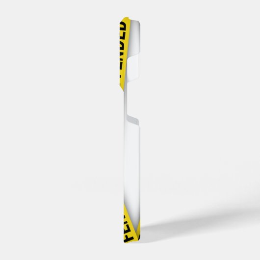 Ik ben beledigd politie tape niet kruisen iPhone hoesje (Linkerkant)