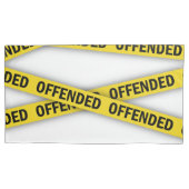 Ik ben beledigd politie tape niet kruisen kussensloop (Voorkant)