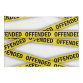 Ik ben beledigd politie tape niet kruisen kussensloop (Achterkant-Rechts)