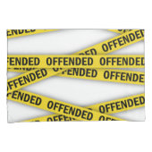 Ik ben beledigd politie tape niet kruisen kussensloop (Voorkant-Rechts)