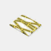 Ik ben beledigd politie tape niet kruisen post-it® notes (Schuin)