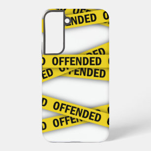 Ik ben beledigd politie tape niet kruisen samsung galaxy hoesje