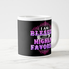 Ik ben benadeeld en zeer bevoordeeld Jumbo Coffee- Grote Koffiekop