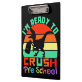 IK BEN BEREID OM VOORAFGAAND SCHOOL - COOL DINOSAU KLEMBORD (Links)