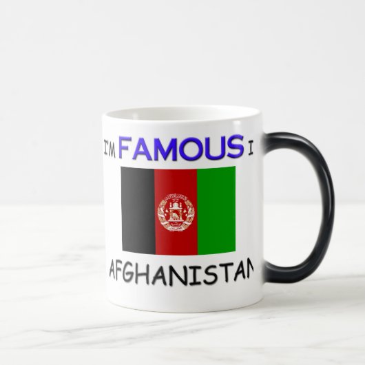 Ik ben beroemd in AFGHANISTAN Magische Mok (Rechts)