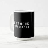 Ik ben beroemd in Barcelona Koffiemok (Voorkant links)