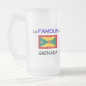 Ik ben beroemd in GRENADA Matglas Bierpul (Links)