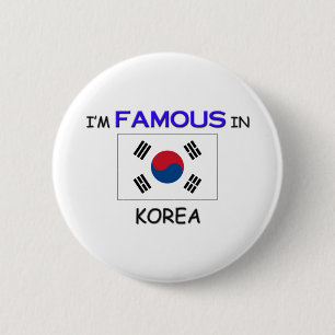 Ik ben beroemd in KOREA Ronde Button 5,7 Cm