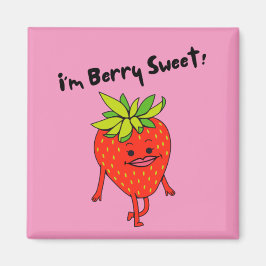 Ik ben Berry Sweet. - Funny Fruit Pun Magneet