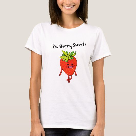 Ik ben Berry Sweet. - Funny Fruit Pun T-shirt (Voorkant)