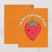 Ik ben Berry Trots op je Briefkaart (Voorkant / Achterkant)