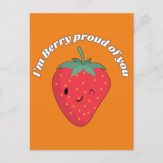 Ik ben Berry Trots op je Briefkaart (Voorkant)