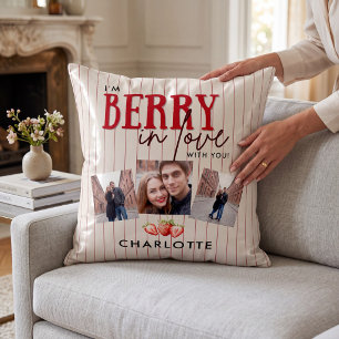 Ik Ben Berry Verliefd Koppel Foto's  Kussen