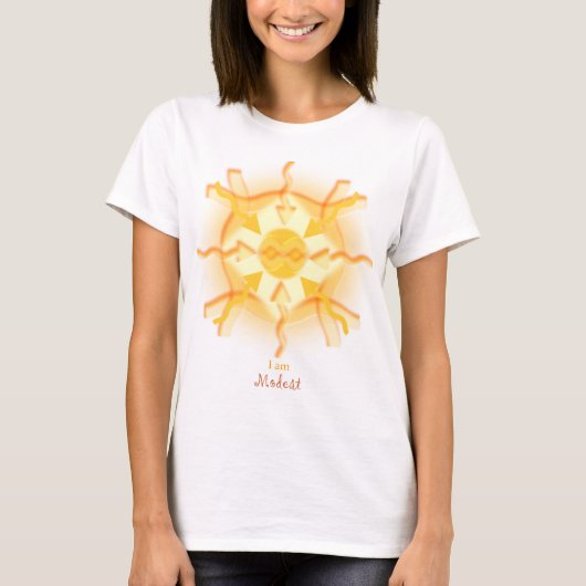 Ik ben bescheiden T-Shirt (Voorkant)
