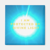 IK BEN BESCHERMD DOOR GODDELIJKE LICHTBEVESTIGINGS MAGNEET (Voorkant)