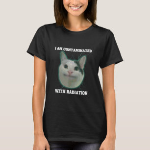 Ik ben besmet met radioactieve grappige Japanse ka T-shirt