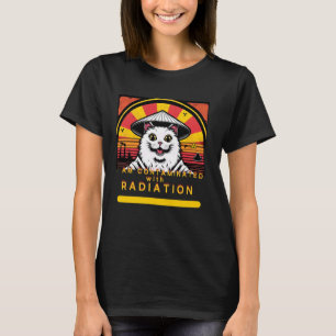 Ik ben besmet met radioactieve ironische Japanse C T-shirt