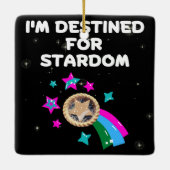 Ik ben bestemd voor Stardom Keramisch Ornament (Achterkant)