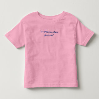 "Ik ben Bestemming voor Grotheid" Kinder Shirts