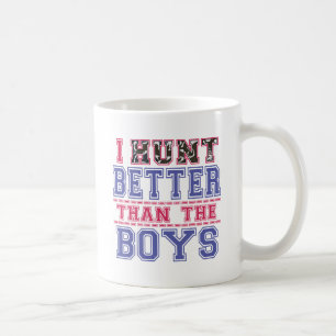 Ik ben beter dan de jongens koffiemok