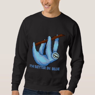 Ik ben beter in blauwe grot trui