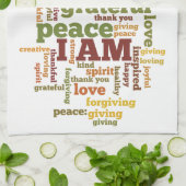 Ik ben bevestigend theedoek (Gevouwen)