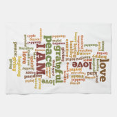 Ik ben bevestigend theedoek (Horizontaal)