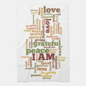 Ik ben bevestigend theedoek (Verticaal)