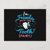 Ik ben bevriend met de Tooth Fairy Briefkaart (Voorkant)