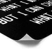 Ik ben, Bewustmaking Inspirerend Quote Wisdom Post Poster (Hoek)