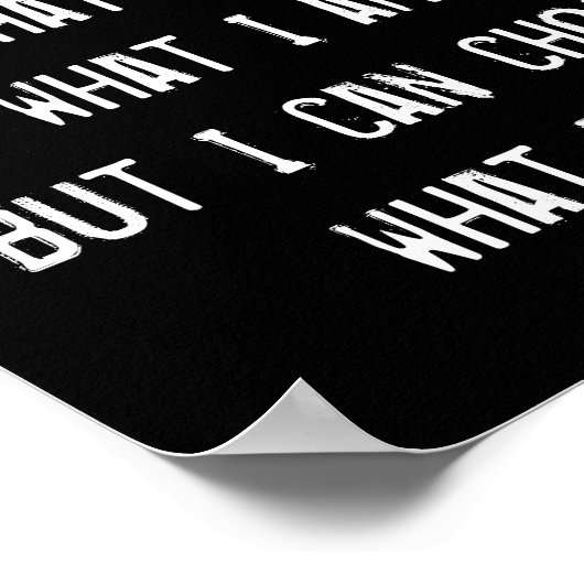 Ik ben, Bewustmaking Inspirerend Quote Wisdom Post Poster (Hoek)