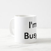 Ik ben Bezig. Koffiemok (Voorkant links)