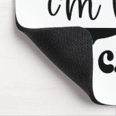 Ik ben bezig met het oplossen van tv-misdaden. muismat (Hoek)