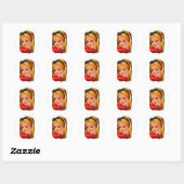 Ik ben bezorgd..Ben je van mij? Ronde Sticker (Vel)