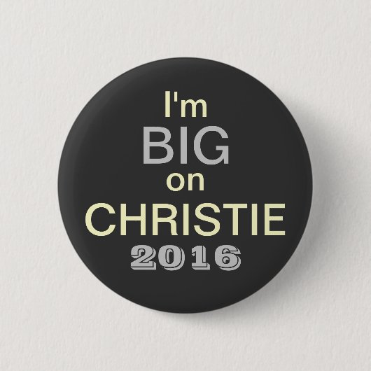 Ik ben BIG op Christie 2016 Button (Voorkant)