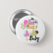 Ik ben bij Baby Ronde Button 5,7 Cm (Voorkant /achterkant)