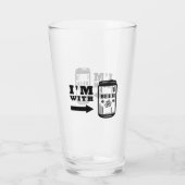 Ik ben bij Beer Glas (Achterkant)