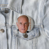 Ik ben bij Brown. Ronde Button 7,6 Cm (In situ)