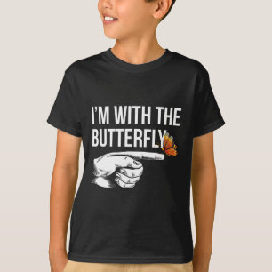 Ik ben bij Butterfly Party matching koppels Hallow T-shirt