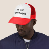 Ik ben bij Chad Knight Trucker Hat Pet (In situ)